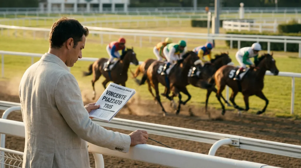 Tipi di scommesse ippiche: vincente, piazzato, accoppiata e tris