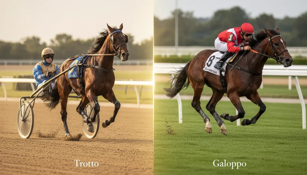 Trotto e galoppo: differenze tra le due discipline delle corse dei cavalli
